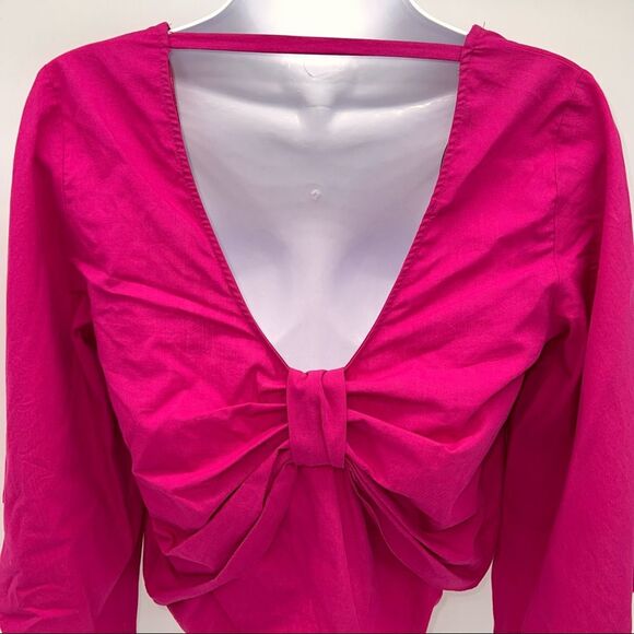 Zara Pink Open-Back Blouse - Picture 8 of 12